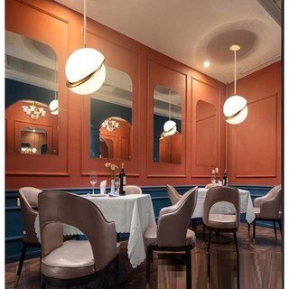 Đèn thả hai nửa bán cầu, Đèn thả thông tầng, Đèn thả Decor trang trí nội thất phong cách Bắc Âu - Thiết kế theo yêu cầu