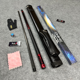 [ Cơ BiDA RHINO ECLIPSE FuLL Carbon  ] Gậy Bi A Rhino Eclipse FuLL Carbon và Bao da , Giá Rẻ