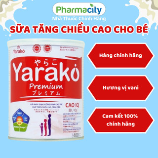 Sữa Tăng Chiều Cao YARAKO CAOIQ Giúp Cho Trẻ Phát Triển Chiều Cao và Tăng Cân