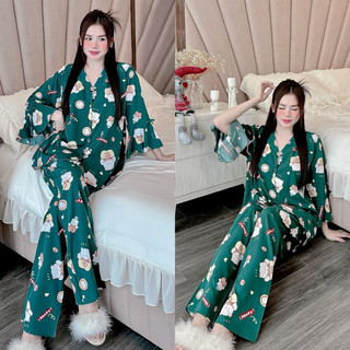 Đồ bộ Lụa bèo xinh 50-100kg bigsize cao cấp
