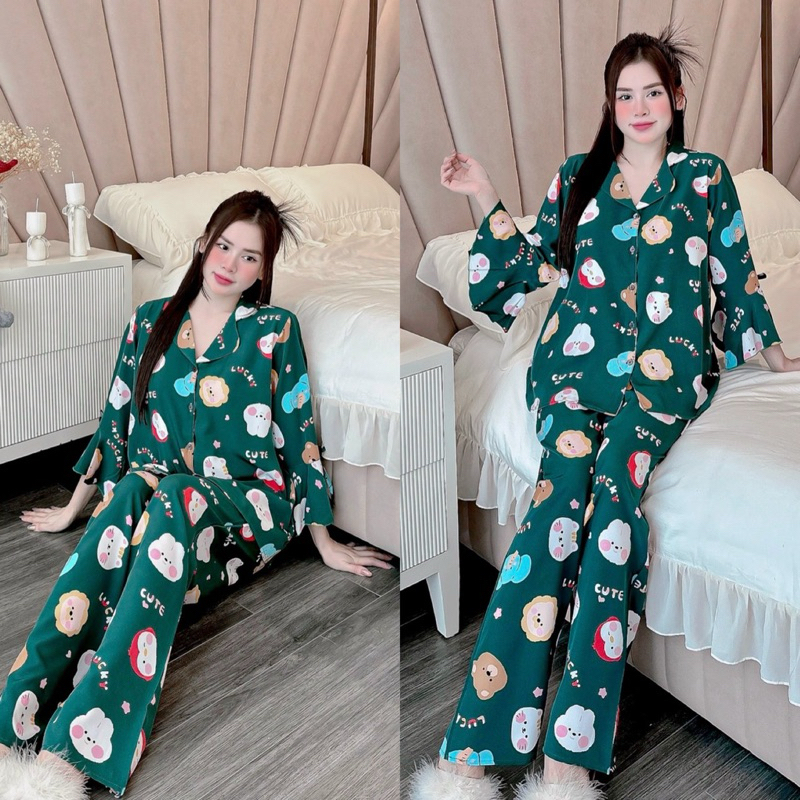 Đồ bộ Lụa bèo xinh 50-100kg bigsize cao cấp