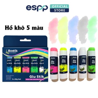 Set 5 chai x 35g/chai hồ khô 5 màu - BOSTIK