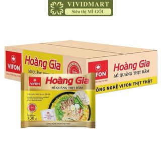  - VIFON - Mì Hoàng Gia vị Mì Quảng Thịt Bằm (có thịt thật) (130g/gói) - Mì quảng gói Vifon