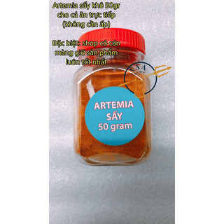 Artemia sấy khô, không cần ấp, artemia bột - thức ăn cá cho cá con mới đẻ, cá bảy màu, betta, cá dĩa, guppy…