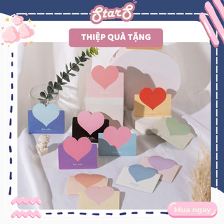 Thiệp trái tim 3D quà tặng đáng yêu siêu rẻ đẹp mẫu trái tim