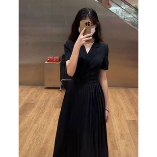 Đầm Calvin Klein xuất dư, màu đen, chất thun poly nhẹ thoáng