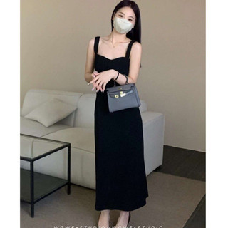 Váy 2 dây sang vải đẹp co giãn, chuẩn wg.we 🇰🇷