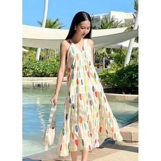 Đầm cotton hoạ tiết | LIALILI.STUDIO