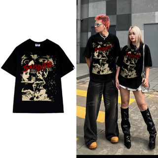 Áo Thun Trơn Oversize Unisex Nam Nữ 100% Cotton 2 Chiều 260Gsm  SUSPIIRIA [BRN 59|