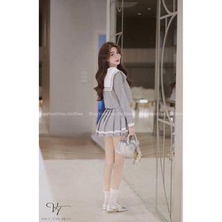 Set tiểu thư kẻ 𝐀𝐒𝐇𝐘𝐋𝐄𝐘