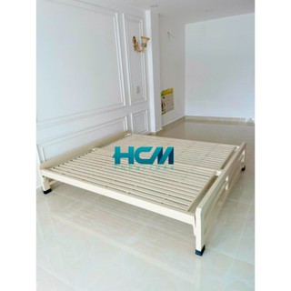 [MIỄN PHÍ SHIP-BAO LẮP RÁP HCM] Giường Pallet Bằng Sắt Hộp Cao Cấp nhiều kích thước - Nội Thất Quang Đức