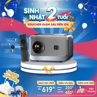 Máy chiếu mini movie legend - máy chiếu s7 pro - hỗ trợ full hd - bảo hành 12 tháng