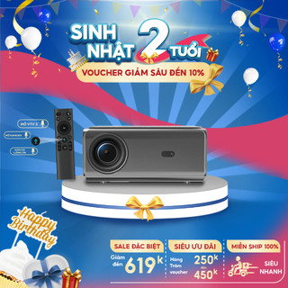 Máy chiếu mini h8pro max version 2 - movie legend - full hd 1080p - hỗ trợ 4k