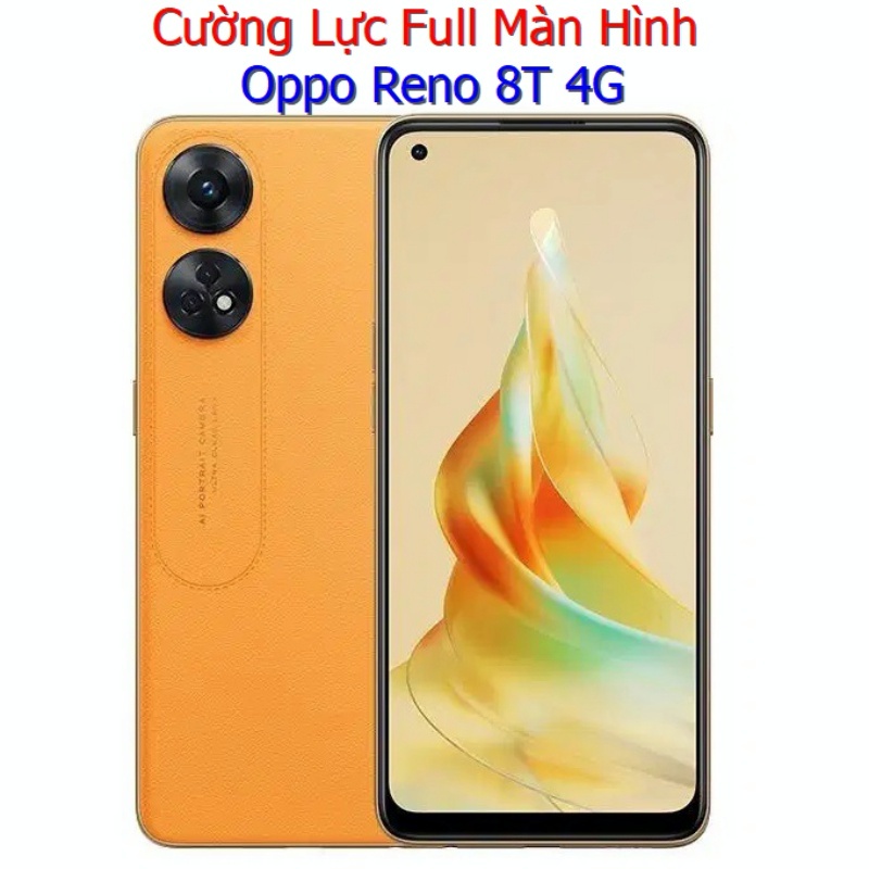 Kính Cường Lực Full Màn Hình Oppo Reno 8T 4G chính hãng OG Tím (F08)