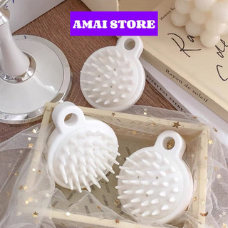 Lược gội đầu cao cấp muji nhật - massage đầu giảm stress - kích thích mọc tóc amai