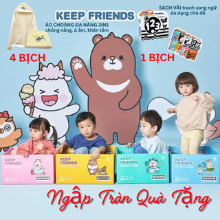 [ KÈM QUÀ TẶNG ] Bỉm Enblanc KEEP FRIEND nội địa Hàn quốc (mẫu mới 2020) đủ size dán/quần S40,M32,L28,XL24