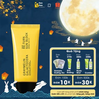 Kem chống nắng Graymelin Galactocera Re-turn F50+ PA++