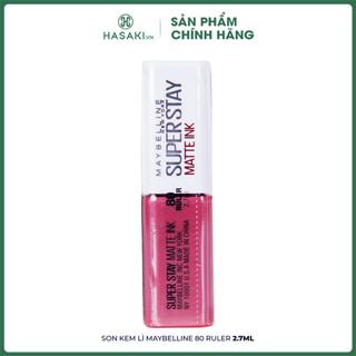 Son kem lì maybelline 80 ruler 2.7ml hasaki sản phẩm chính hãng