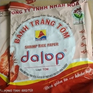 Bánh tráng tôm dalop nướng sẵn