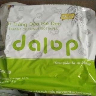 Bánh tráng nước dừa mè đen dalop