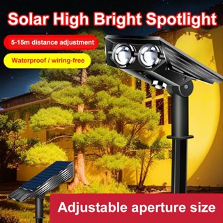 Đèn chiếu sáng mặt trời Ngoài trời Không thấm nước Ban công Vườn Bãi cỏ Phong cảnh Con đường Ánh sáng trang trí