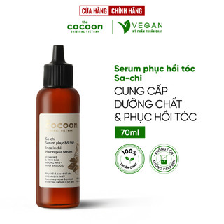 Serum Sa-chi phục hồi tóc Cocoon 70ml hạn chế khô xơ & chẻ ngọn thuần chay