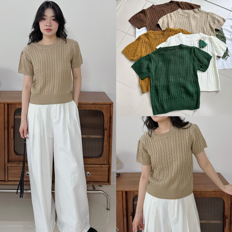Áo len vặn thừng (chất không quá dày) AL290
