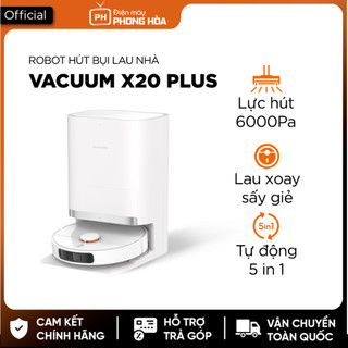 Robot hút bụi lau nhà xiaomi vacuum x20+ – bản quốc tế