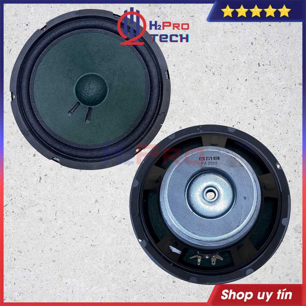 Loa Bass 25 BMB 2522 Japan 600W Màng Xanh ( Giá 2 Cái ), Loa Rời Bass 25 KaraokeTừ Kép 126+100-H2Pro