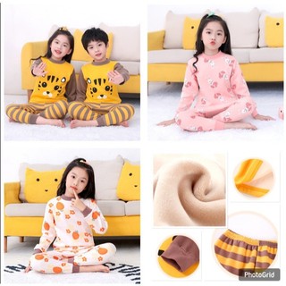 Bộ nỉ lót lông hàng Quảng Châu cao cấp cho bé trai. bé gái