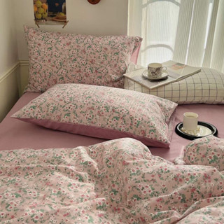 SET VỎ CHĂN GA GỐI COTTON LIVING. mẫu hoa ngọt ngào