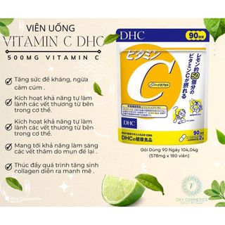 Viên uống dhc bổ sung vitamin c