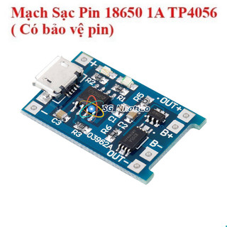 Mạch sạc tp4056 18650 tp4056 có bảo vệ