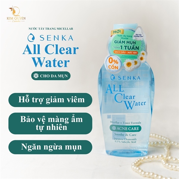 NƯỚC TẨY TRANG SENKA 230ML
