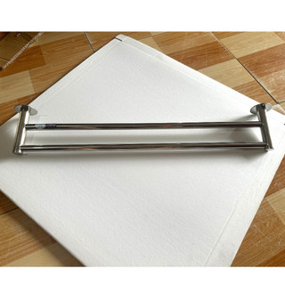 Vắt khăn đơn và đôi dấu vít cao cấp inox 304 - thanh treo khăn đơn cao cấp inox sus 304