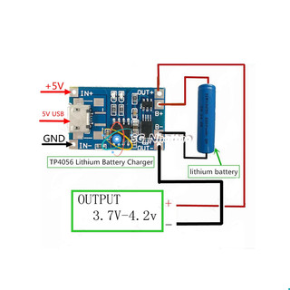 Mạch sạc pin tp4056 có ic bảo vệ