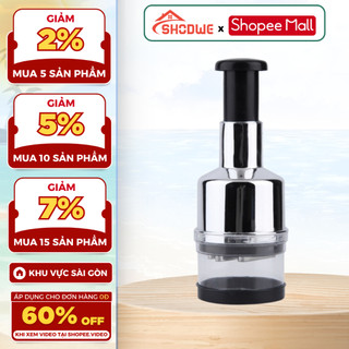 Dụng Cụ Đập Dập Hành Tỏi SHODWE, Dập Tỏi Ớt Bằng Tay Cán Dài Tiện Lợi