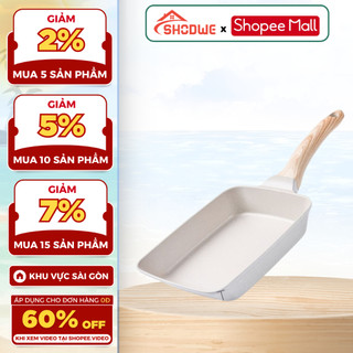 Chảo Chống Dính SHODWE, Đáy Từ, Chế Biến Nhiều Món Ăn, Cứng Cáp, Gọn Nhẹ, Dùng Mọi Loại Bếp