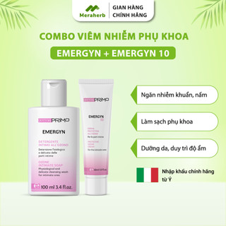 Combo Chăm Sóc Vùng Kín DottorPrimo Emergyn - Giúp Giảm Nấm Ngứa & Viêm Nhiễm Vùng Kín Hiệu Quả Số 1 Tại Italy