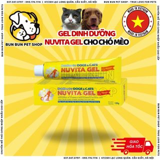 Gel dinh dưỡng Nuvita Gel cho chó mèo