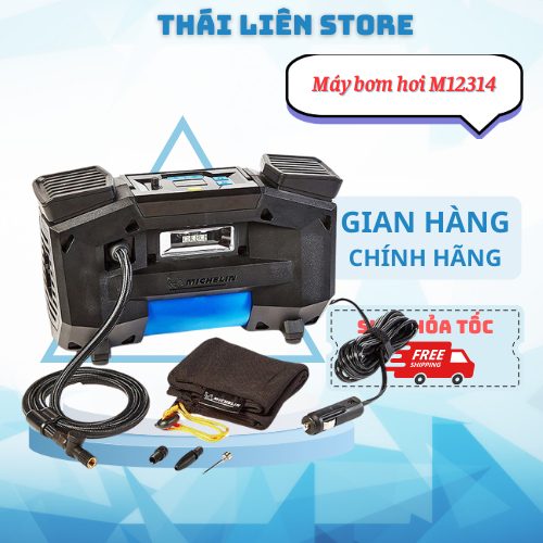Máy bơm lốp xe siêu tốc Michelin 12314 - Hàng chính hãng - Michelin Superfast 4X4/SUV Digital