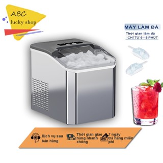 Máy làm đá mini công suất lớn hoàntoàn tự động 15kg đá Tạo Đá Siêu Tốc Trong 6 - 8 Phút BH12 Tháng