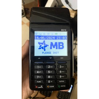 Máy Cà thẻ POS Pax D210 GPRS (Chạy sẵn app Vietin, Mb, exim, vietcom) chưa TID