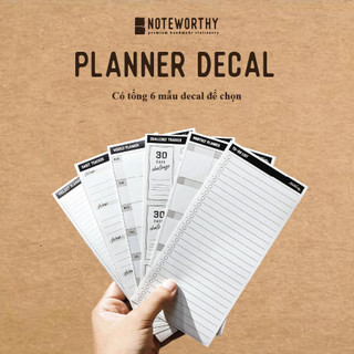 Decal Planner dán lên sổ - Planner Decal for Notebooks