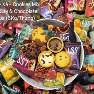 Bánh Quy Bơ Sữa Socola LSS Mix Vị  Siêu Ngon