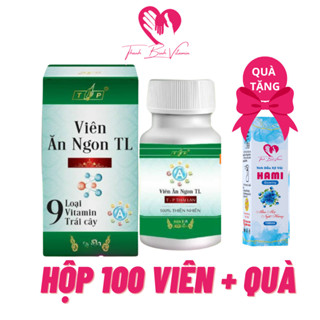 [Kèm Quà HMX] Viên Ăn Ngon, Tăng Cân TL Hộp 100 viên, Hỗ Trợ Ăn Ngon, Ngủ Ngon, Tăng Cường SK