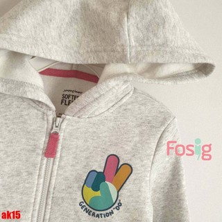 [10-38kg] Áo khoác da cá, nỉ cho bé AK15
