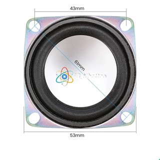 Loa 4ohm 3W có vành bắt vít 4R