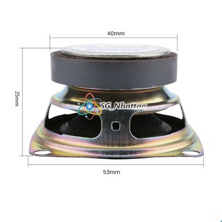 Loa 4ohm 3W có vành bắt vít 4R