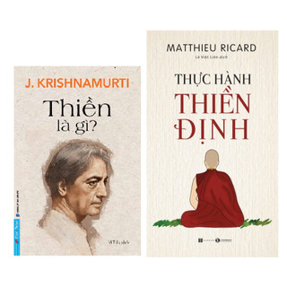 Sách - Bộ 2 cuốn : Thiền Là Gì? và Thực Hành Thiền Định